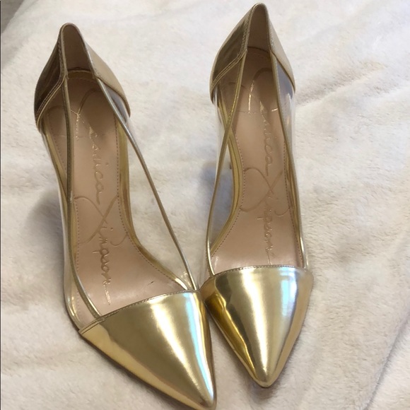 jessica simpson clear heels